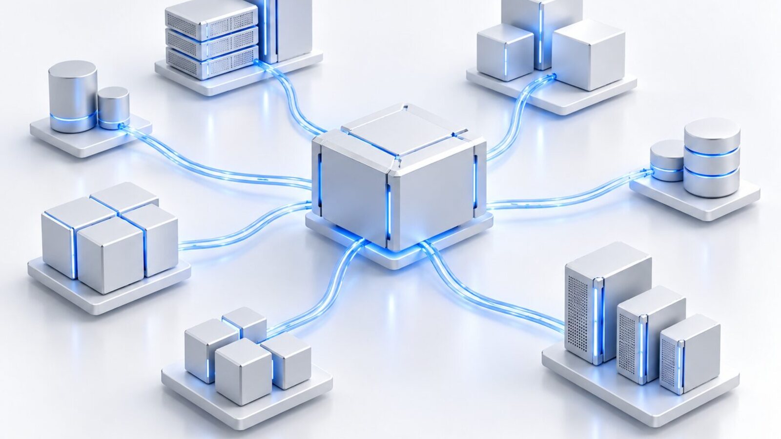 Networks of different sizes drawing from a shared pool of address space
